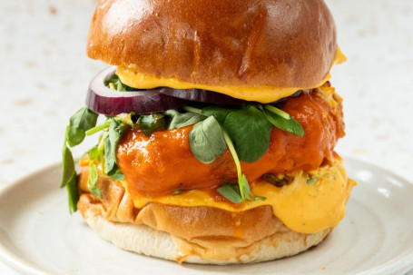 Hot Mango Glazed Chick+N Burger