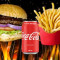Combo 1 Burger Eris Batata Coca Lata 350Ml