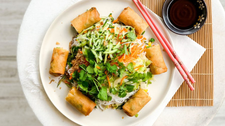 17. Egg Roll Over Vermicelli