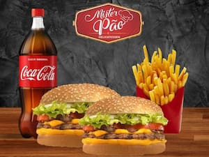 2 X-Duplo 1 Batata Frita 1 Coca-Cola Pet 1L