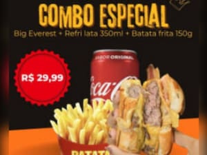 Combo Big Everest: Big Everest Batata 150G 350Ml De Refri