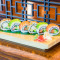 Rainbow Roll (6Pcs) (Soy Bean) (G) (C) (F)