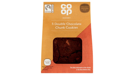 Co-Op Bakery Double Choc Cookies 5 Pack