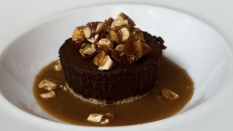 Chocolate Cake, Salted Caramel With Peanut Praline