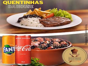 Combo Quentinha Executiva Média Coca-Cola Original Lata 310 Ml Promô