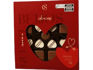 Caixa Bombons Beijo 160G