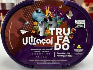 Açaí Ultra 1 Litro Trufado C/ Creme De Avela