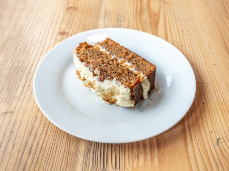 Home-Made Carrot Cake With Cream Cheese Pistachios
