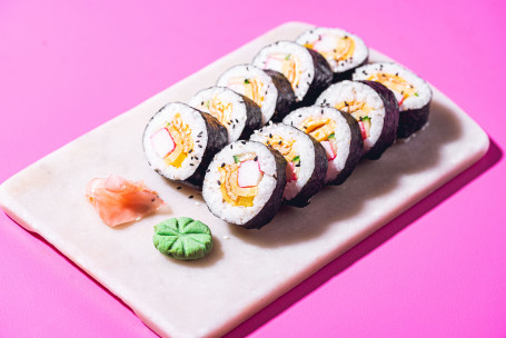 Korean Gimbap Large Vegetarian Sushi Roll Hán Shì Sù Zhī Shì Juǎn