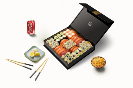 Sushi Meal For 4 People (Box Drinks Sides Desserts)