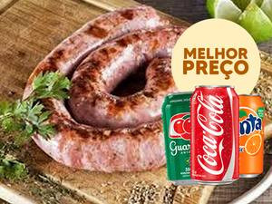 Oferta Linguiça Caseira (Grande) Refrigerante 350Ml