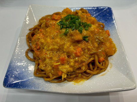 Xiè Huáng Bàn Miàn Stirred Noodles With Scallion Oil Crab Roe