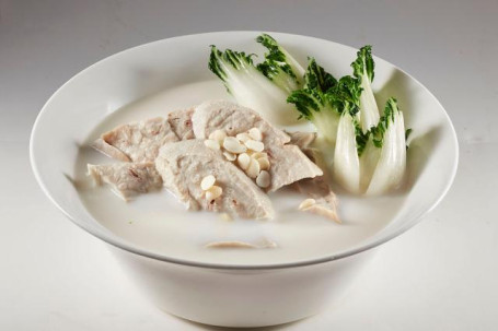 Xìng Zhī Dùn Zhū Fèi Tāng Double-Boiled Pig's Lung Soup With Almond Juice