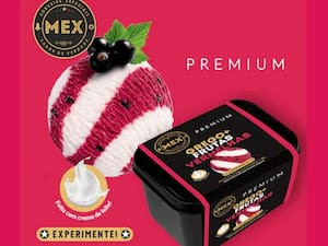 Sorvete Premium Mex Grego Frutas Vermelhas