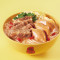 Dùn Pái Gǔ‧luó Piàn Pèi Hā Mì Guā Jué Shì Tāng Mǐ Xiàn Mixian In Cantaloupe Soup With Conch Slices And Pork Ribs