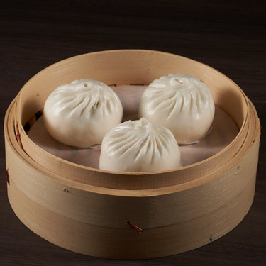 Xiāng Gū Sù Cài Bāo (3Jiàn Steamed Birthday Bun With Lotus Seed Paste (3Pcs