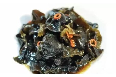 7 Vegetarian Marinated Black Fungus (Spicy) Yě Shēng Mù Ěr