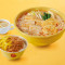 Tán Zǐ Zhà Jiàng Fàn Pèi Shuāng Sòng Tāng Mǐ Xiàn Cān Set Of Rice With Minced Pork Pickles And Mixian With 2 Toppings