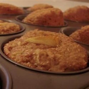 Muffin De Farelo De Maçã