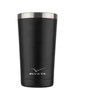 Copo Térmico Chopp Tumbler Cor Preto Fosco Invicta 500Ml