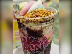 3X Açaí No Copo De 300Ml