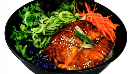 B-7. Teriyaki Salmon Bowl