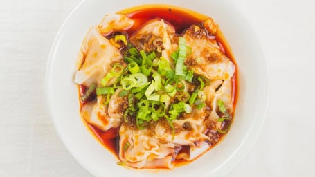 Dumpling In Chili Oil (Chicken) Hóng Yóu Jī Jiǎo (8)