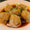 Pork Dumplings In Chili Oil (6) Hóng Yóu Zhū Ròu Shuǐ Jiǎo