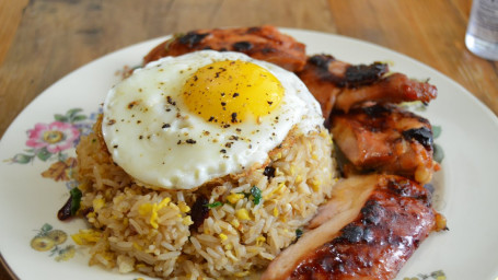 Bbq Chicken With Fried Rice