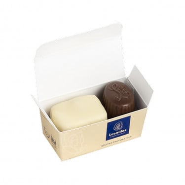 2 Chocolates Ballotin Box