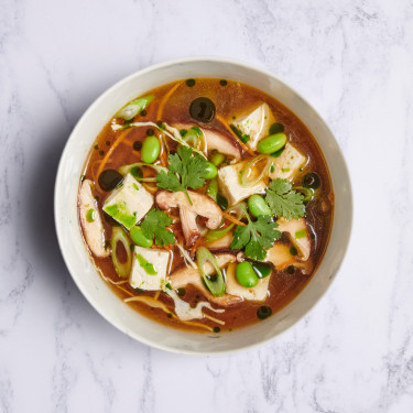 Tofu Miso Soup (Vegan, Not Halal)