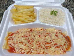 (Prato) Panqueca Brocolis Com Ricota E Requeijão