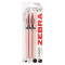 Zebra Clssic Rose Gold Ballpoint Pens 3 Pack