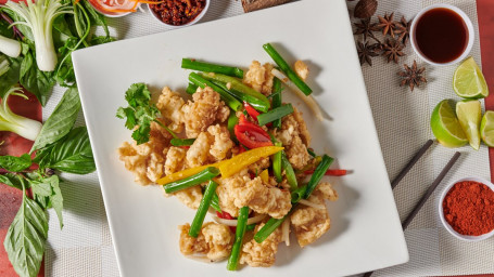 A4. Wok-Tossed Garlic Calamari