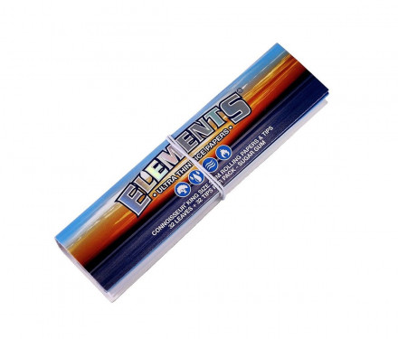 Elements Ultra Thin Rice Papers King Size Tips