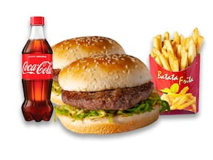 02 X Burguer 01 Refri 600Ml