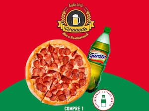 Pizza Calagresa G 10 Pedaços Refri Garoto 2 Litros