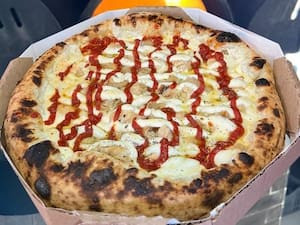 Pizza Frango Com Cream Cheese Ind