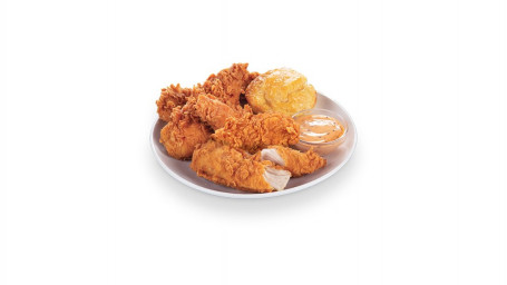 6 Pcs. Cajun Tenders With Biscuit Side