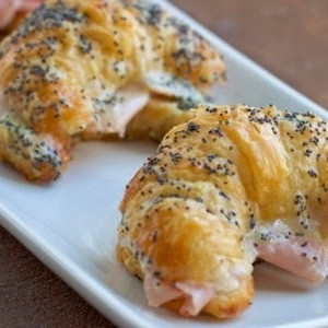 Croissant De Presunto E Queijo Suíço