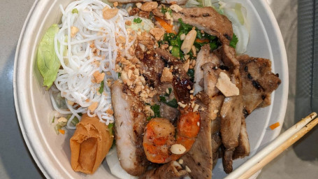 12. Bún Chả Giò Imperial Rolls Over Vermicelli)