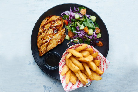 Fridays Trade; Signature Whiskey Glaze Chicken And Fries