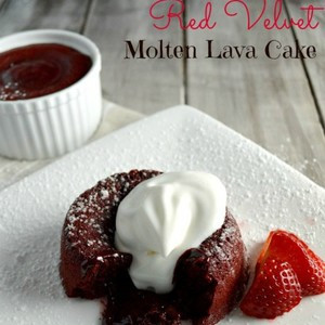 Bolo De Lava Red Velvet