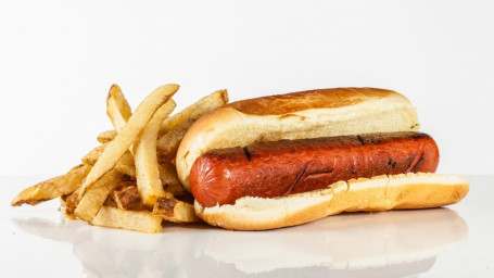Hot Dog With French Fries Fries