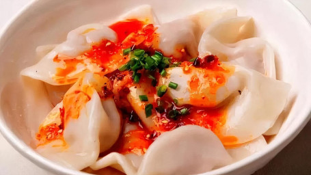 6. Pork Dumpling In Chili Oil Zhōng Shuǐ Jiǎo