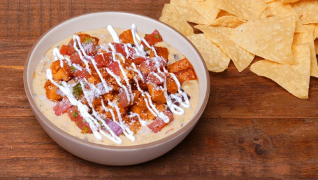 Hot-Bling Honey Chicken Loaded Queso