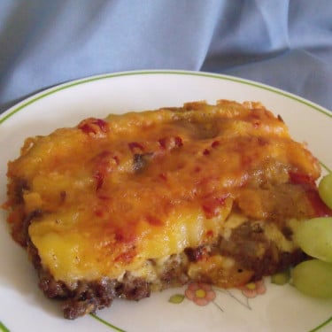 Cheeseburger E Batatas Fritas