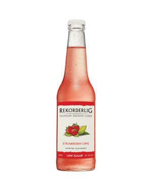 Rekordelig Cider Premium Strawberry Lime Cider