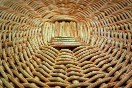 Cesto De Batatas Fritas Em Formato De Waffle