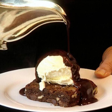 Sundae De Brownie De Chocolate